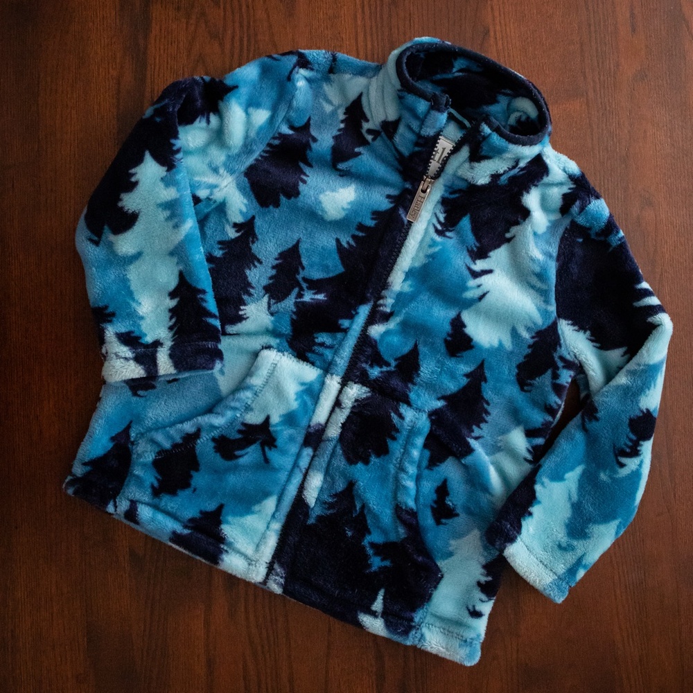 Hatley Toddler Boy Fuzzy Fleece Jacket
